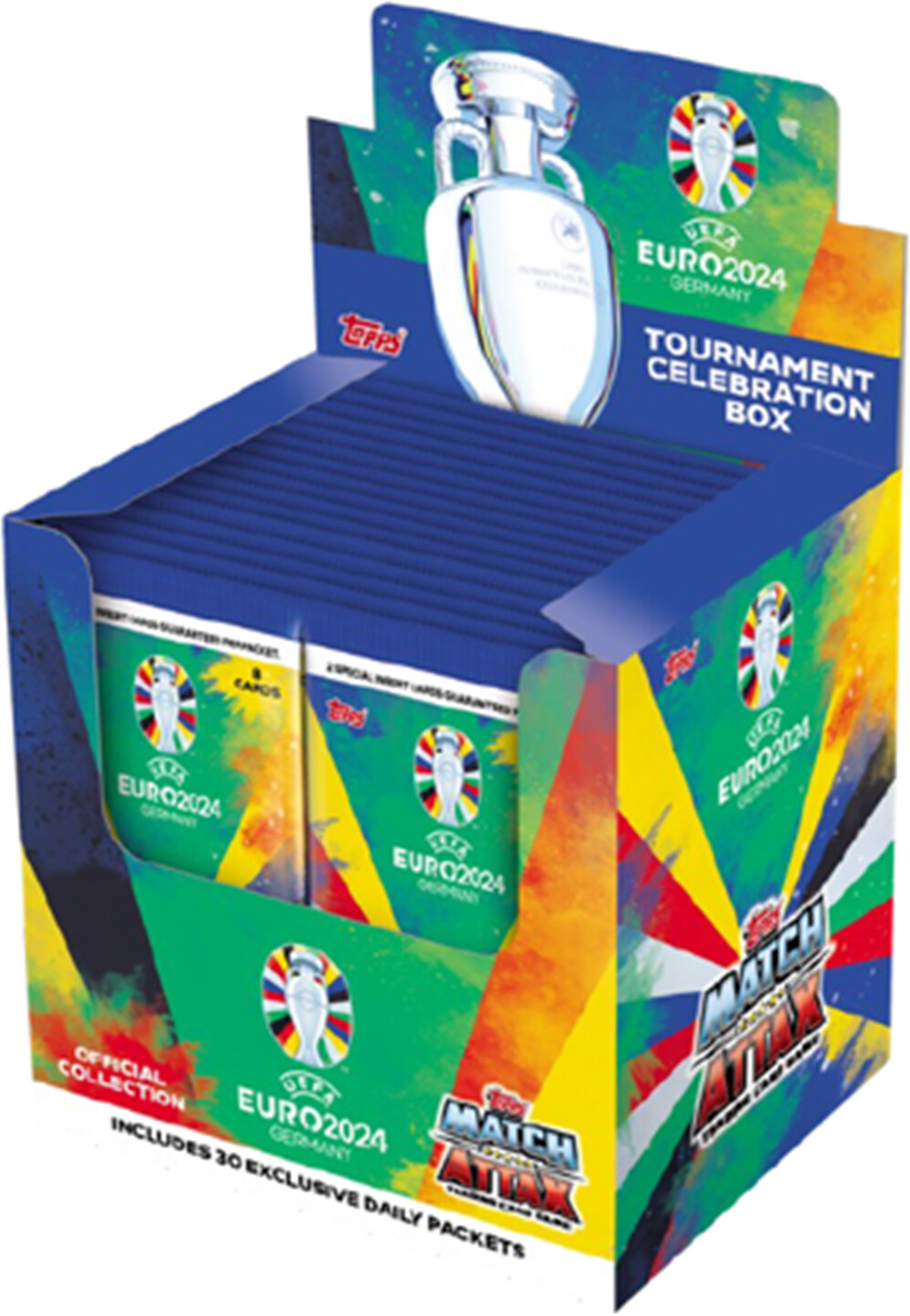 Topps Match Attax Euro 2024 Tournament Celebration Box 30er