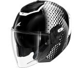 Casque Moto SHARK JET RS Carbon - Noir Carbone Avec Fibre Carbone RSC, Homologué ECE 22.06, Taille XL