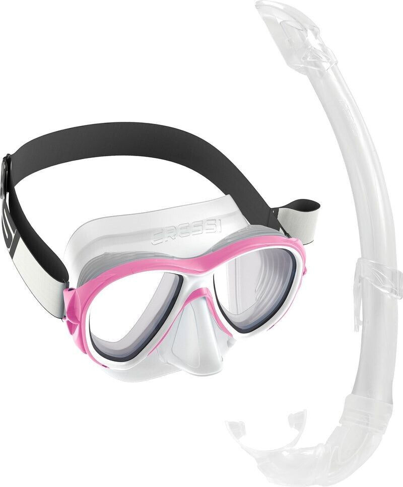 Cressi Snorkeling Combo Samoa + Mexico clear/pink