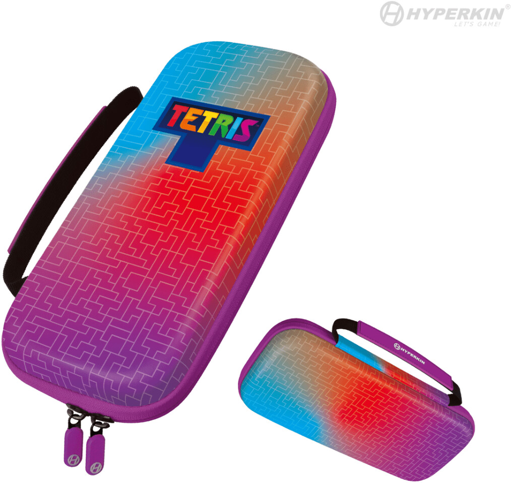 Hyperkin Nintendo Switch OLED EVA Hard Shell Carry Case - Tetris Hyper Gradient