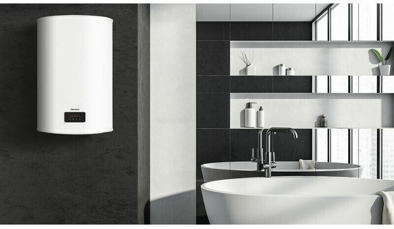 Carrera Chauffe-eau électrique plat multi-positions 74 L