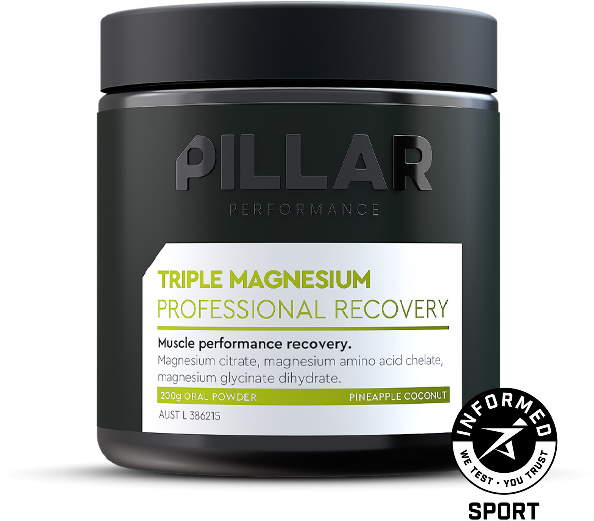 Pillar Triple Magnesium Recovery Powder 200g