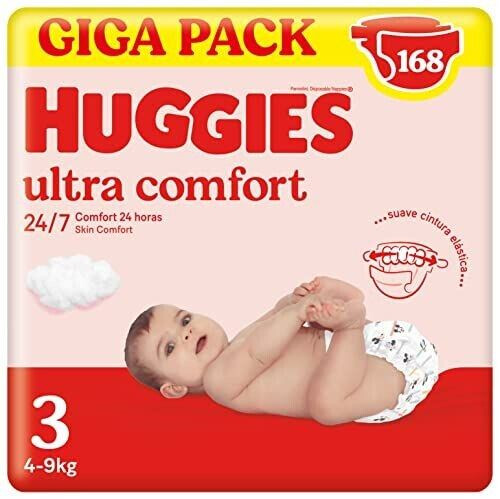 Huggies Ultra Comfort Diapers Disney Size 3 (4 - 9 kg) 168 pcs.