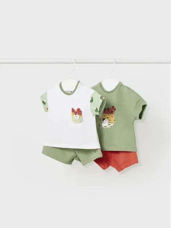 Mayoral 2-piece set of T-shirts and shorts 1629 colorful Regular Fit 1 2M