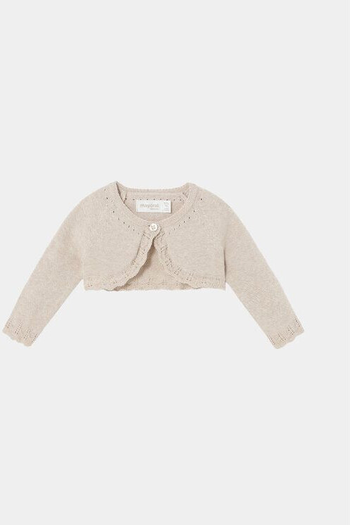 Mayoral Bolero Jacket 318 beige Regular Fit 2 4M