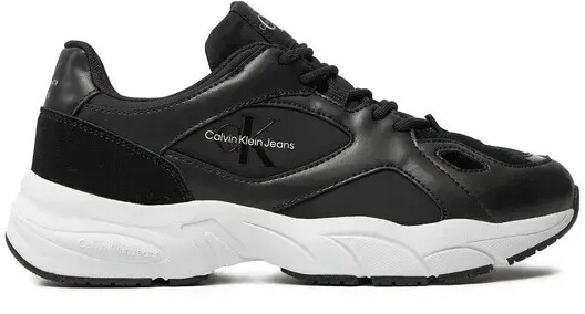 Calvin Klein Sneakers Retro Tennis Low Lace Mix Ml YW0YW01528 black