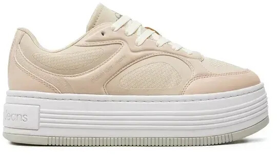 Calvin Klein Sneakers Bold Platf Low Lace Mix Mtl pink YW0YW01471