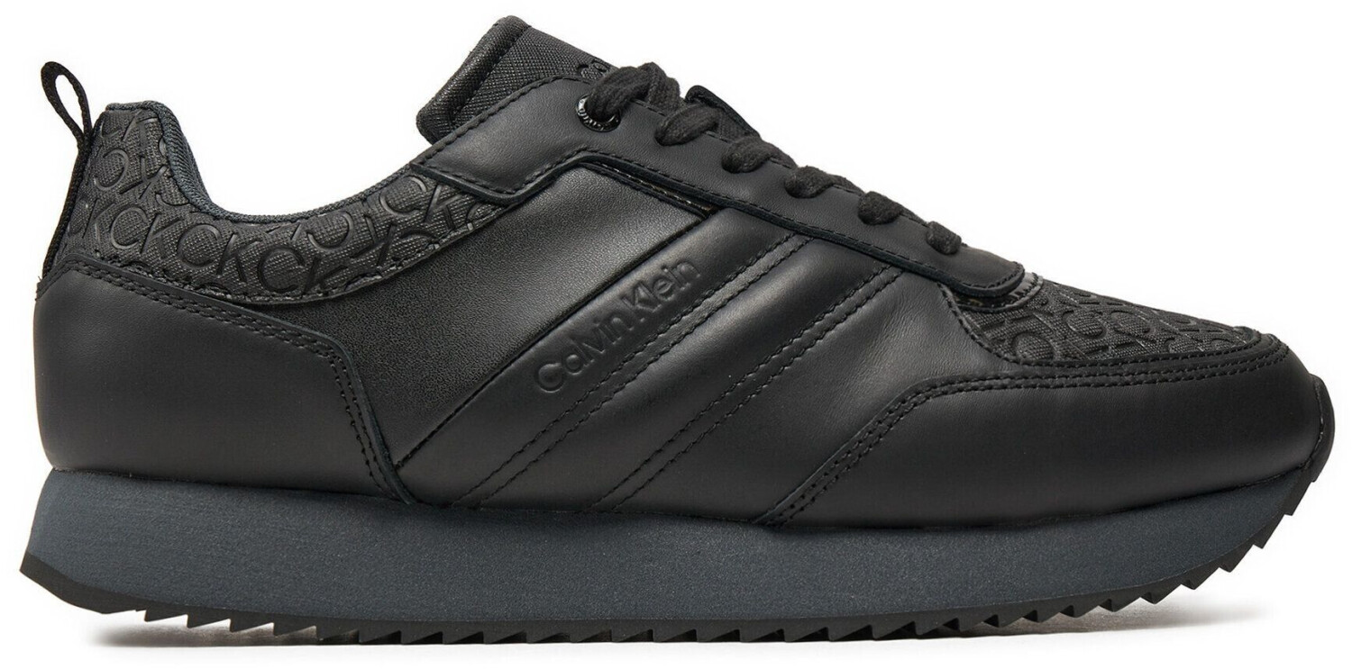 Calvin Klein Sneakers Low Top Lace Up Mono HM0HM01499 black
