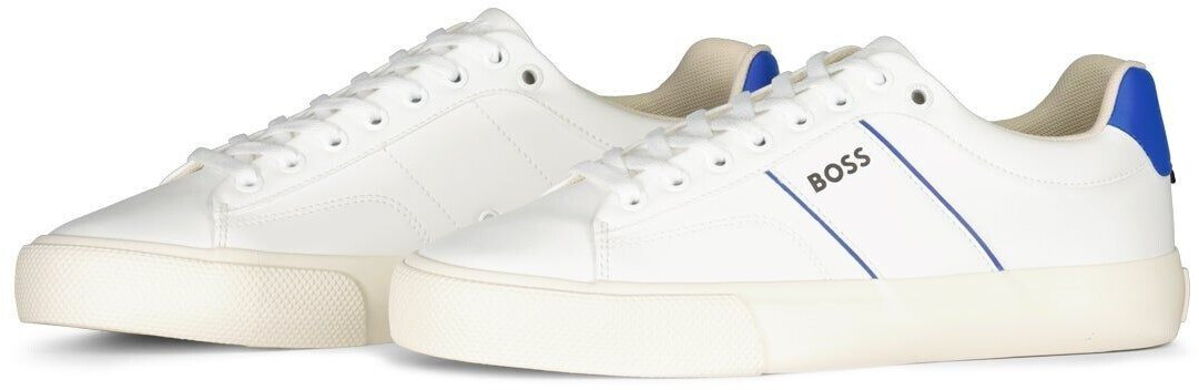 Hugo Boss Sneakers Aiden made of smooth leather with logo white