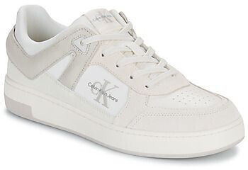 Calvin Klein Sneaker BASKET CUP LOW LACEUP LTH ML MTR white