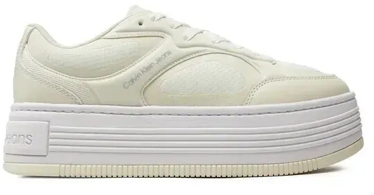 Calvin Klein Sneakers Bold Platf Low Lace Mix Mtl YW0YW01471 beige