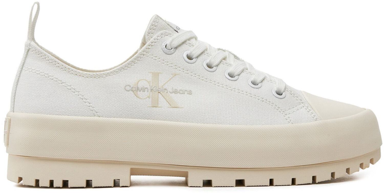 Calvin Klein Sneakers made of fabric Lugged Hybrid Laceup Ml Mtr YW0YW01505 white
