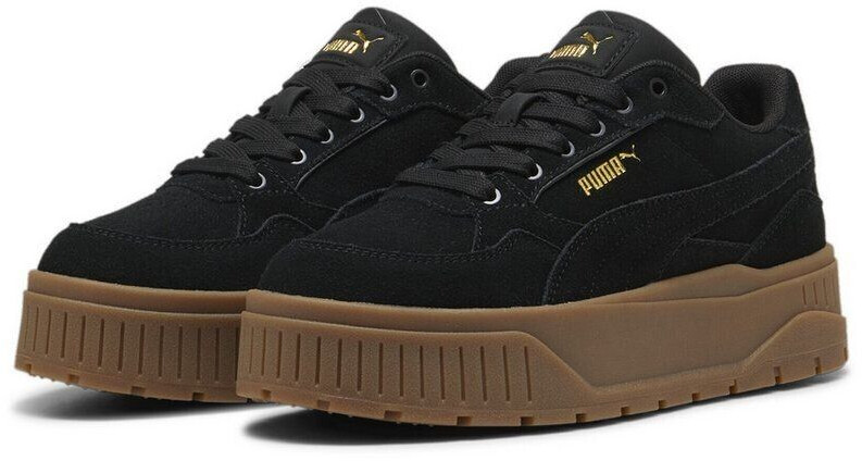 Puma Karmen II Idol Suede Sneakers black gold