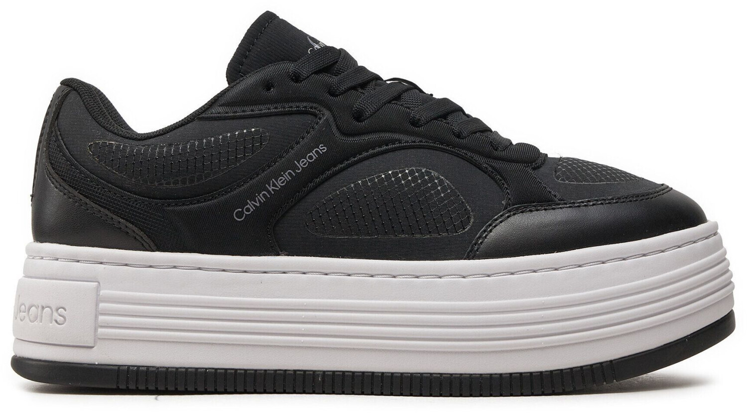 Calvin Klein Sneakers Bold Platf Low Lace Mix Mtl YW0YW01471 black
