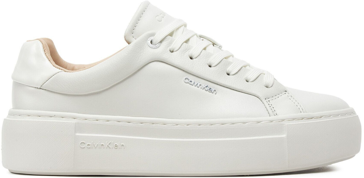 Calvin Klein Sneakers Cupsole Lace Up W Ml Lth HW0HW02118 white