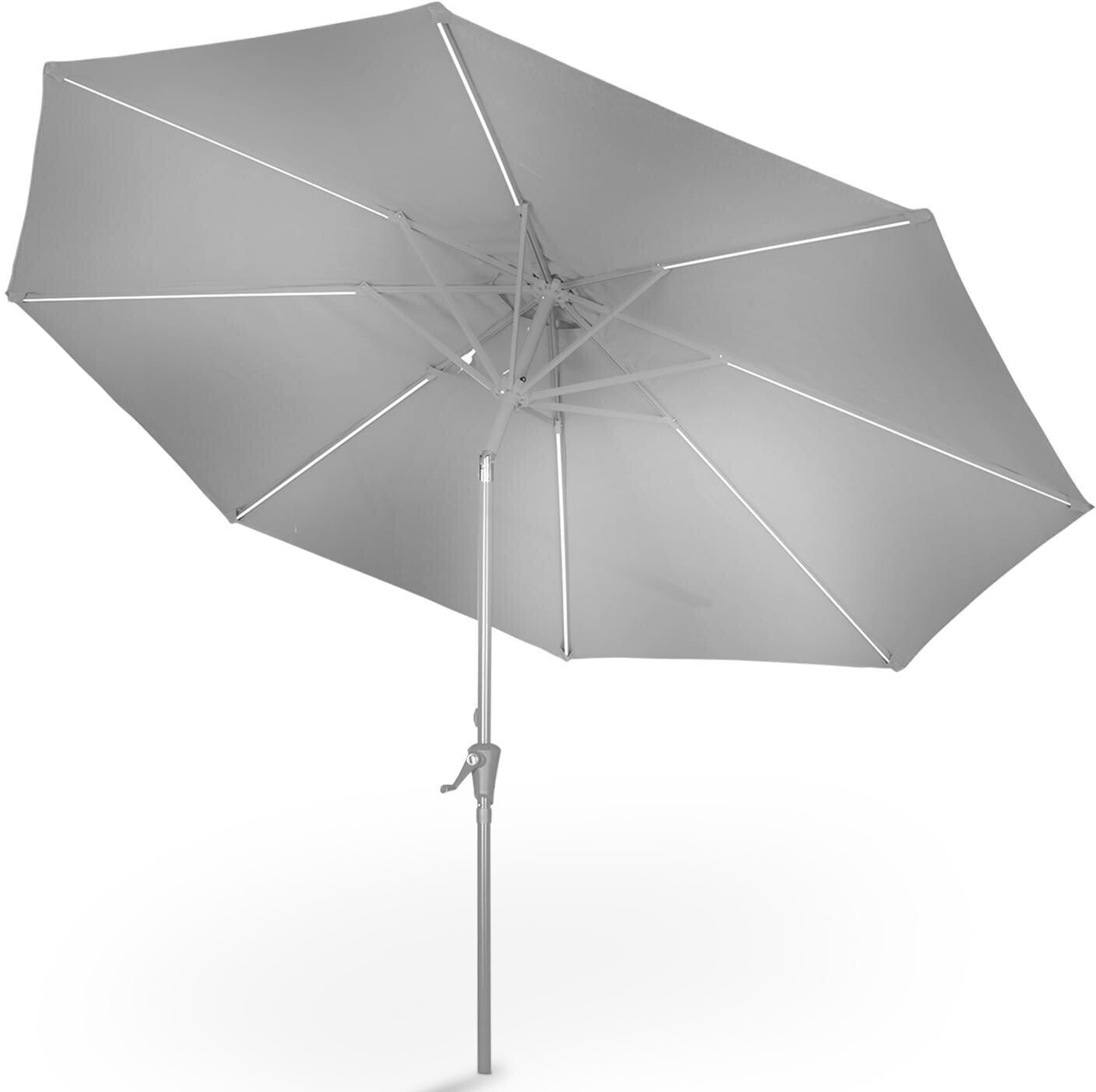 Blumfeldt Calais parasol LED grey