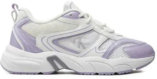 Calvin Klein Sneakers Retro Tennis Low Lace YW0YW01463 white