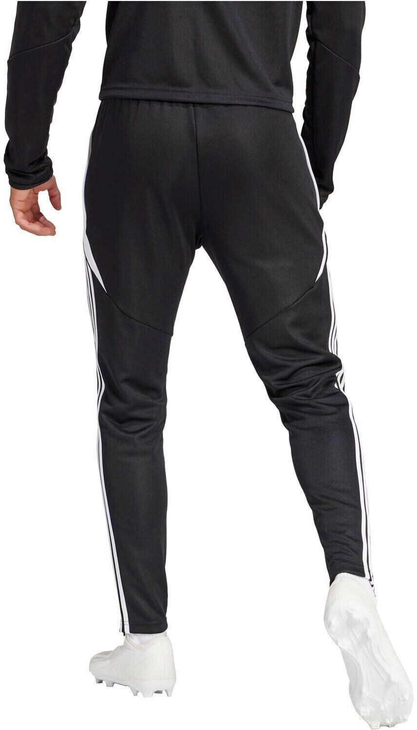 Black and white adidas skinny pants discount