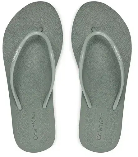 Calvin Klein Flip Flops Flatform Ff Deboss Logo Tpu green