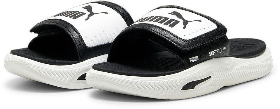 Puma SoftridePro V Slides black white