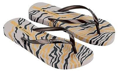 Ipanema ANIMALE Print III FEM Flipflop grey bronze