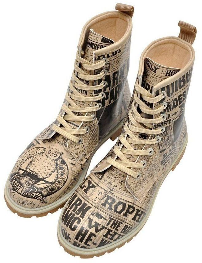DOGO Daily Prophet Harry Potter lace-up beige