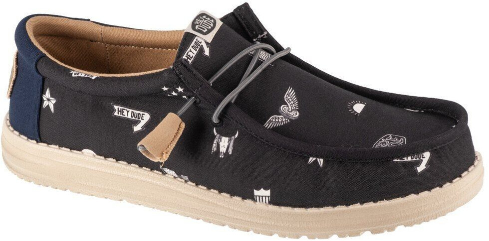 Dude Wally Stars N Skulls Print 41284-001 black