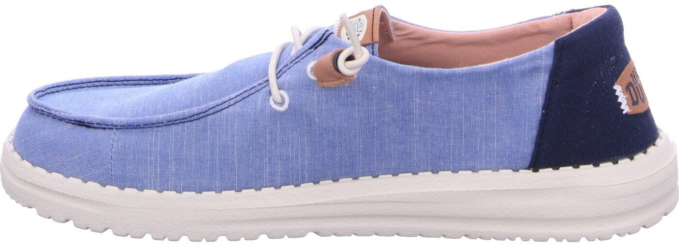Dude Wendy Chambray Boho half shoes blue 40729-425