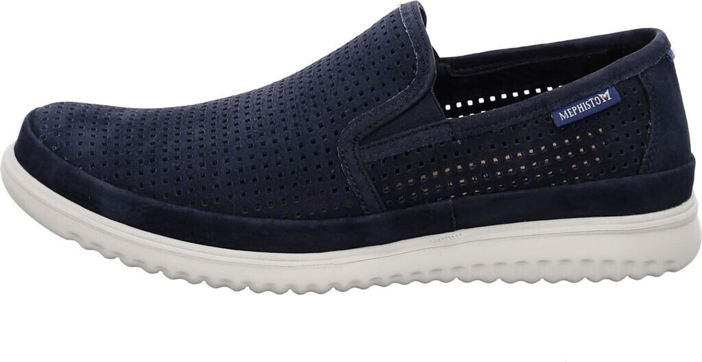 Mephisto Tiago Navy Nubuck Leather Normal