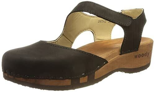 Woody Shoes Nicole wooden shoe black
