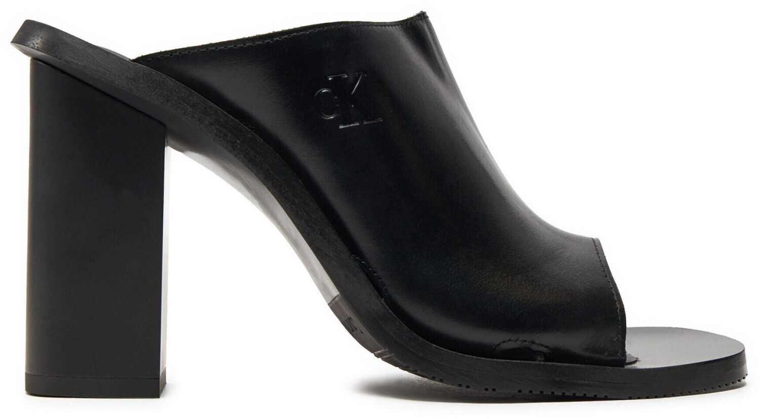Calvin Klein Heel Sandal Lth Mg Mtl YW0YW01499 black