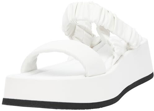 Pollini Sa16146i1gtq0100 Flat Sandal white