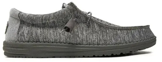 Dude Wally 40536-025 grey half shoes