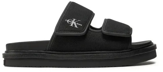 Calvin Klein Double Bar Sandal Mtl YM0YM01020 black