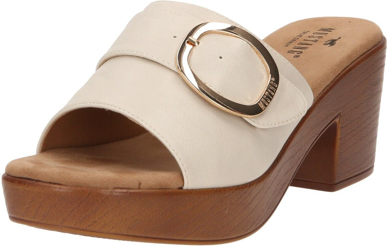MUSTANG Women's Slide Sandal gold light grey 10553060