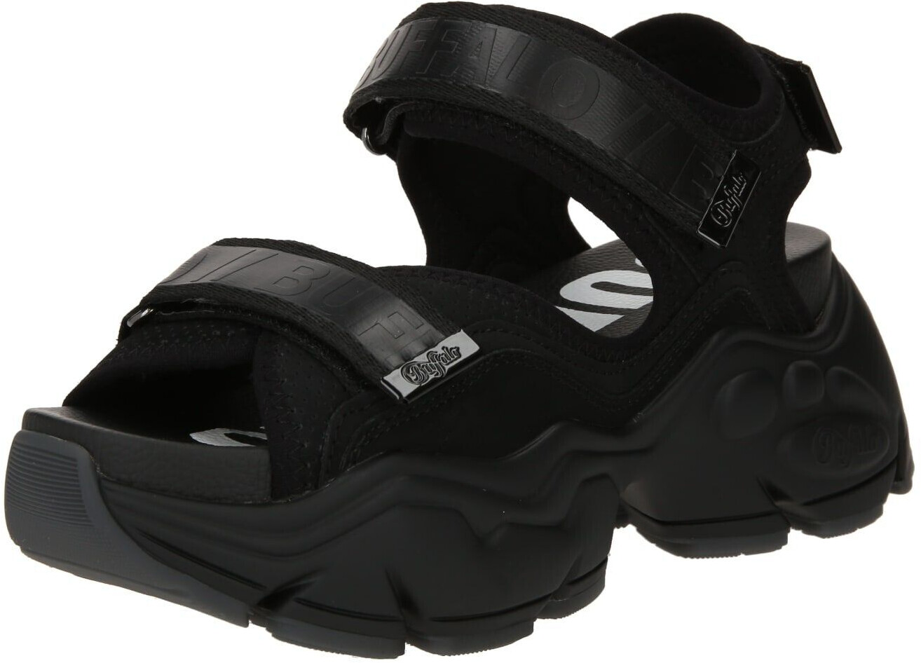 Buffalo Sandals Binary 0 1602196 black