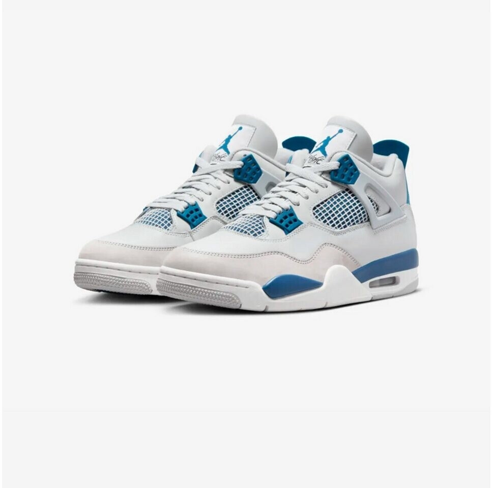 White blue jordan 4 top