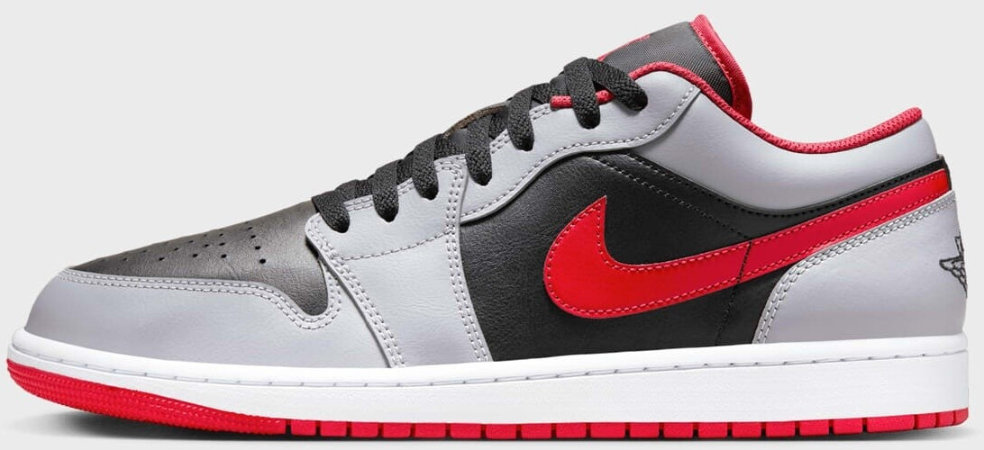 Red grey and black jordans on sale