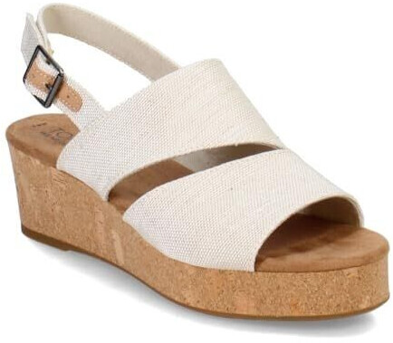 TOMS Shoes Claudine Wedge Sandal natural yarn color