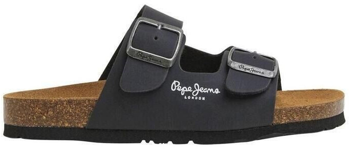 Pepe Jeans Bio Double Velour Sandals blue