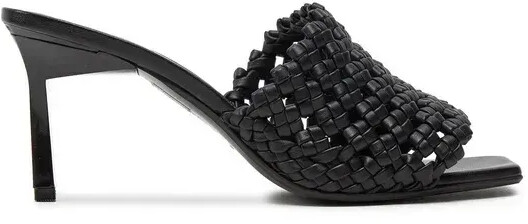 Calvin Klein Heel Mule Sandal 70 Latt HW0HW02144 black