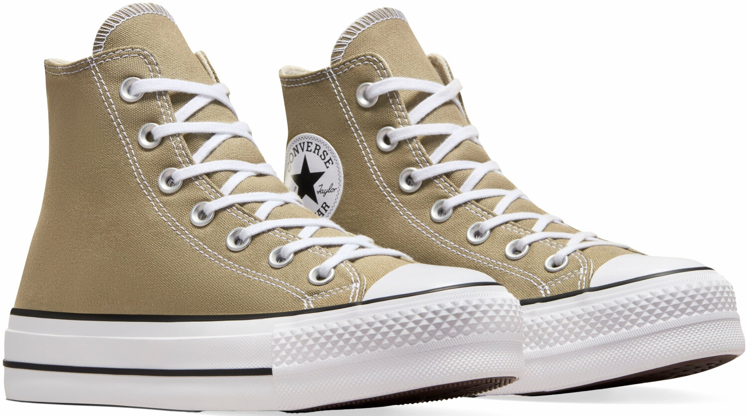 Converse Chuck Taylor All Star Lift High Top olive green white desde 49 50 Compara precios en idealo