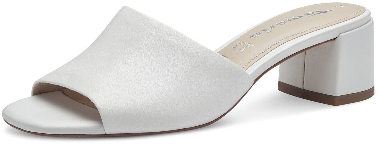 Tamaris Leather Mules (1-27204-42) white