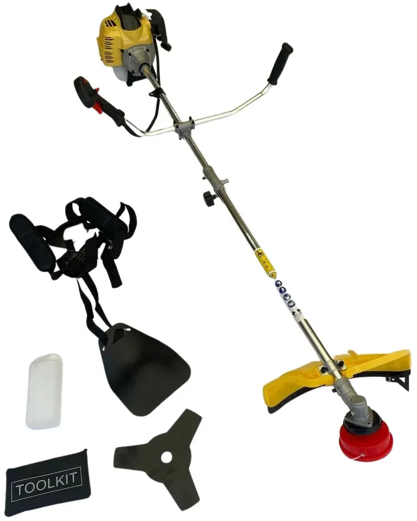 Nemura Débroussailleuse thermique 52 cm3 avec bobine, disque & harnais