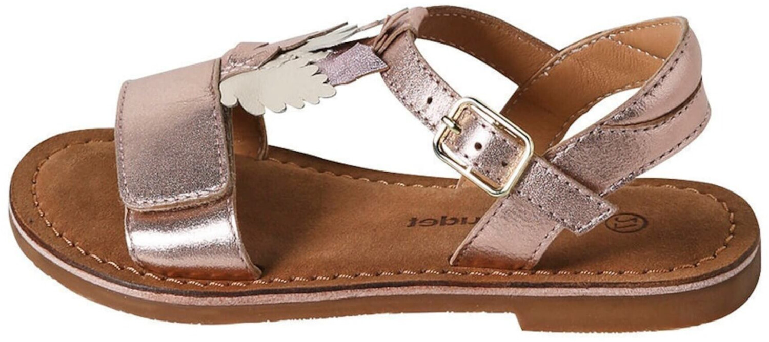 Vertbaudet Sandals with Velcro fastening Kindergarten collection gold
