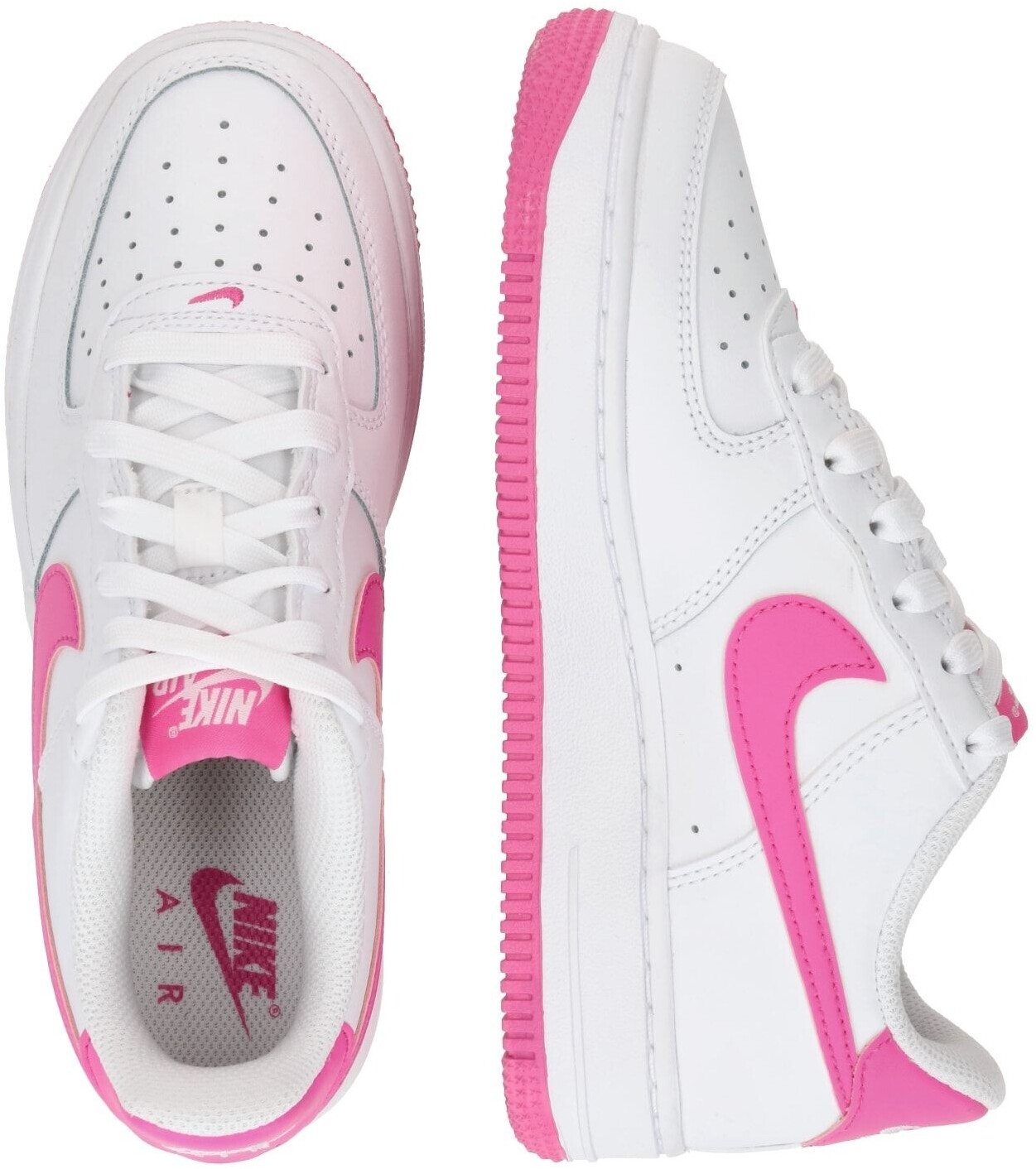 Nike air force white pink clearance