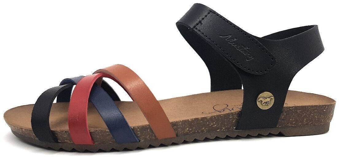 Mustang 5057-802-99 Strappy Sandals black multi