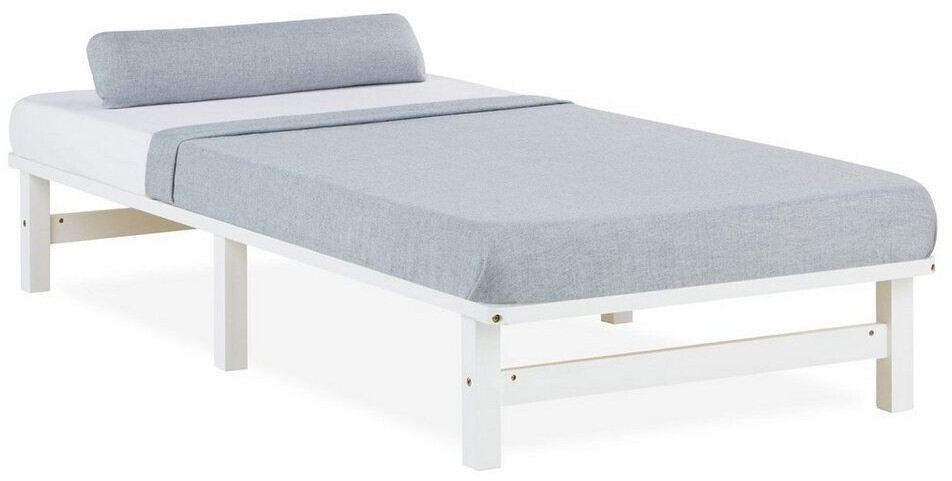 Homestyle4u Futon bed 90x200cm white (1965)