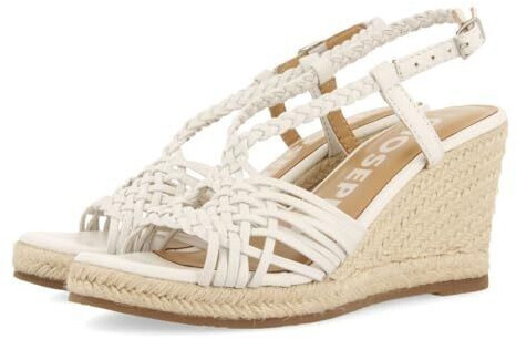 Gioseppo Glide Wedge Sandals white