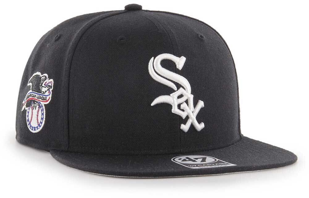 47 Brand Mlb Chicago White Sox Sure Shot Cap Man (B-SRS06WBP-BK) black